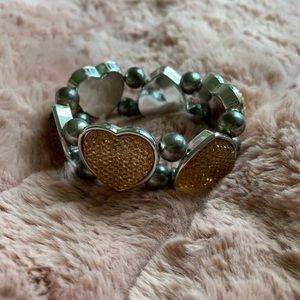 heart gem bracelet